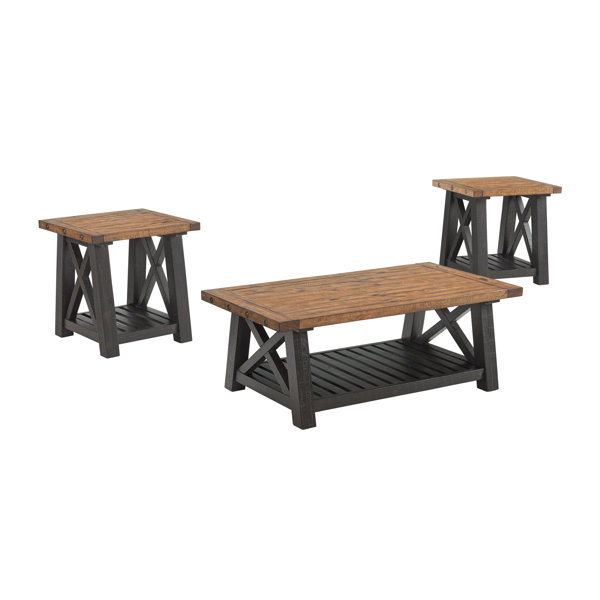 Gracie Oaks Caberfae 3 Piece Coffee Table Set & Reviews Wayfair